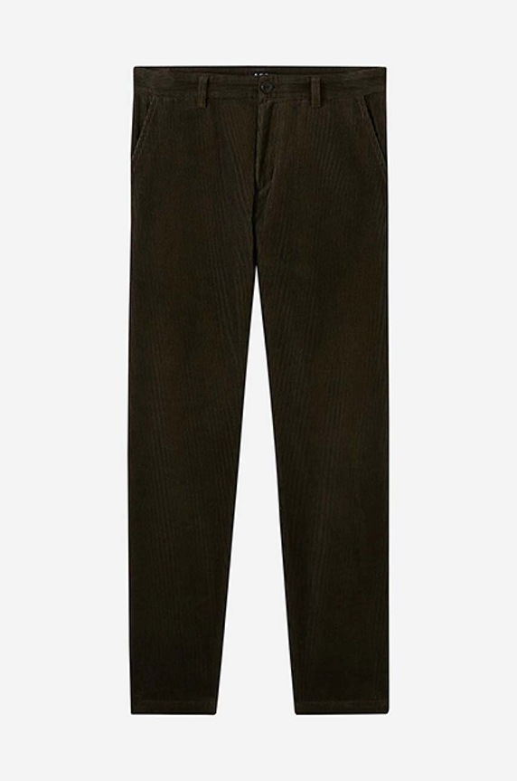 Kalhoty A.P.C. Pantalon Constantin COESP-H08396 MILITARY KHAKI zelená COESP.H08396