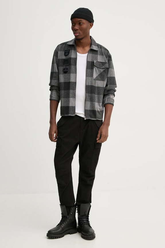Pamučne hlače Alpha Industries Airman Pant 188201.03 crna SS26