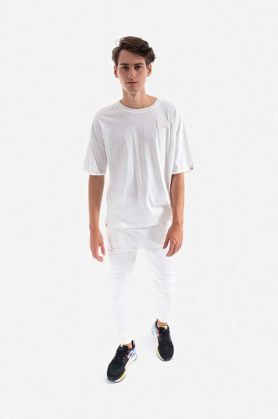 Alpha Industries cotton joggers 118366.626 white AA00