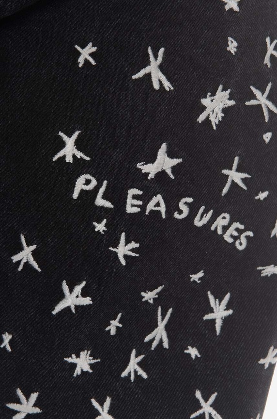 PLEASURES jeans Starry 5 Pocket Denim black P23SP042