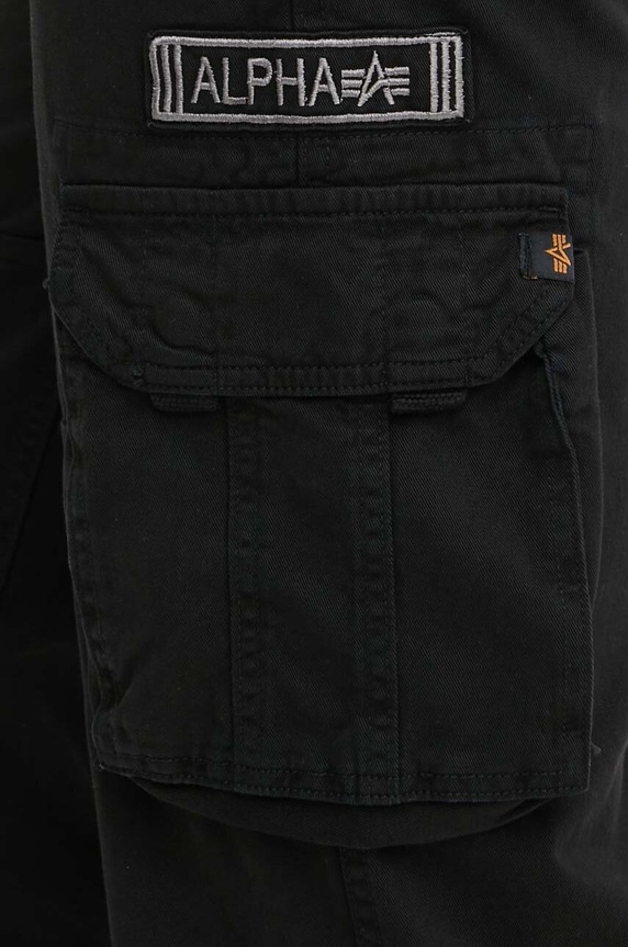 Nohavice Alpha Industries Jet Jet Pant 101212.03 čierna
