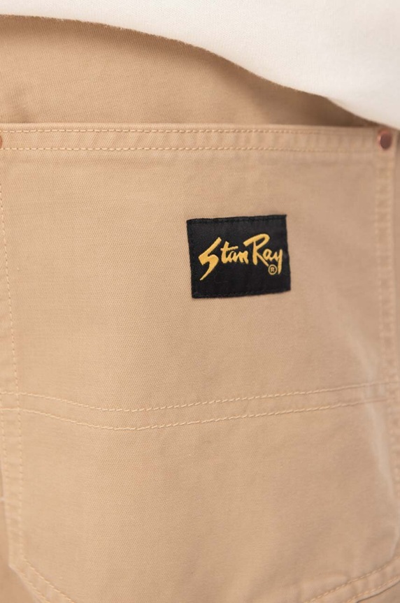 Bavlněné kalhoty Stan Ray Double Knee Pant SS23026KHA béžová SS23026KHA