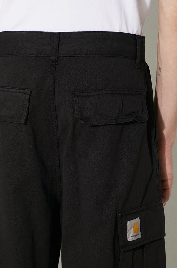 Carhartt WIP spodnie bawełniane Cole Cargo Pant czarny I031218