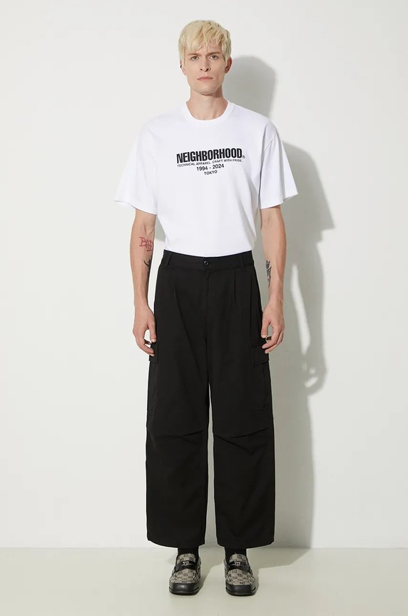 Carhartt WIP spodnie bawełniane Cole Cargo Pant I031218 czarny