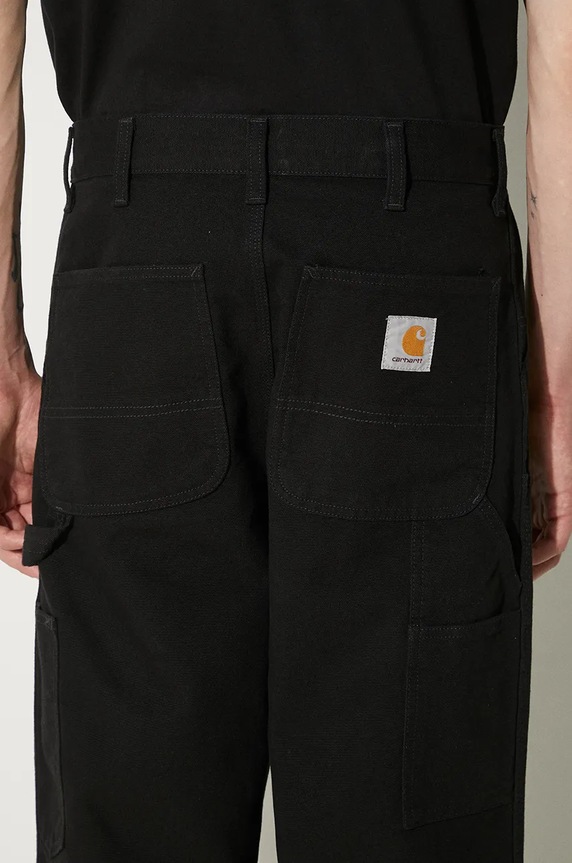 Clothing Carhartt WIP cotton trousers Double Knee Pant I031501 black