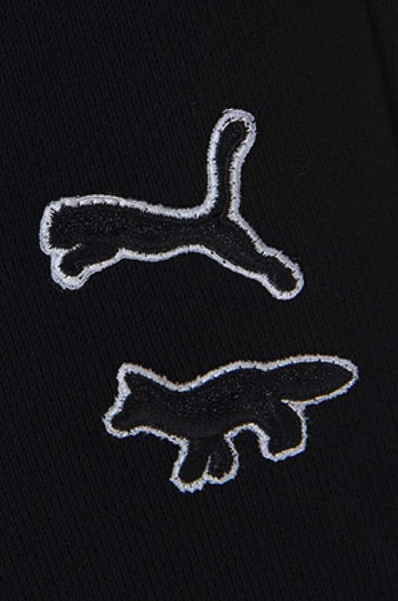 Puma cotton joggers x Maison Kitsune black 532326.01