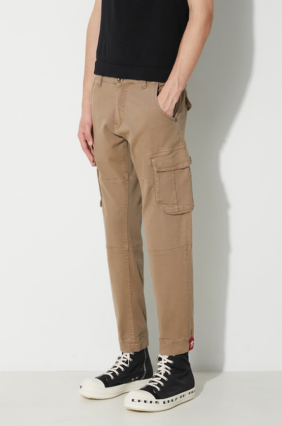 Hlače Alpha Industries 196210-183 Jogger bež 196210.183
