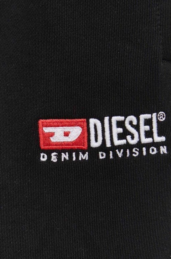 Bavlnené tepláky Diesel P-TARY-DIV čierna A03770.0GEAD