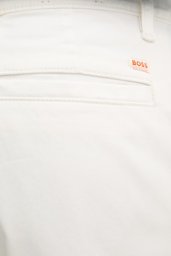 BOSS Orange pantaloni alb 50510917