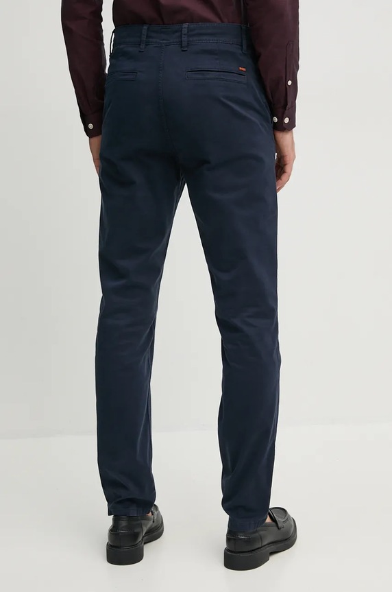 Nohavice Boss Orange Chino_tapered 50510917 tmavomodrá AA00