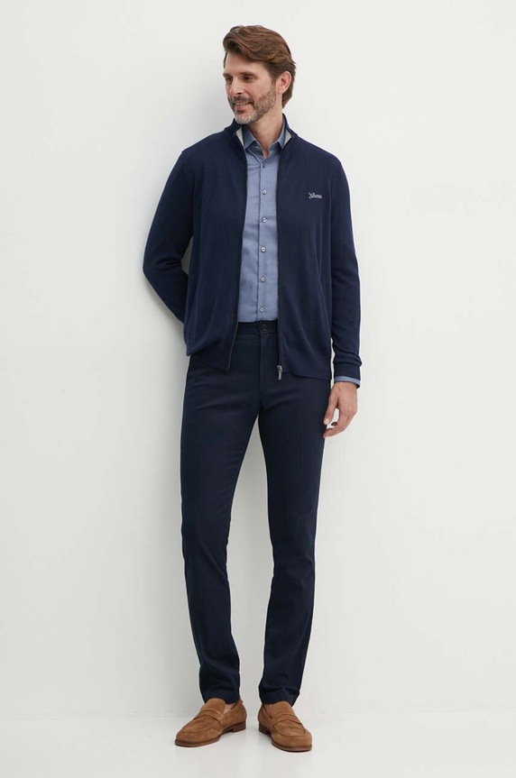 Hlače Tommy Hilfiger MW0MW28883 mornarsko plava AA00