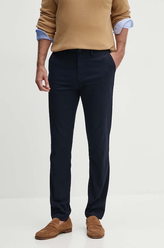 Παντελόνι Tommy Hilfiger σκούρο μπλε MW0MW28884