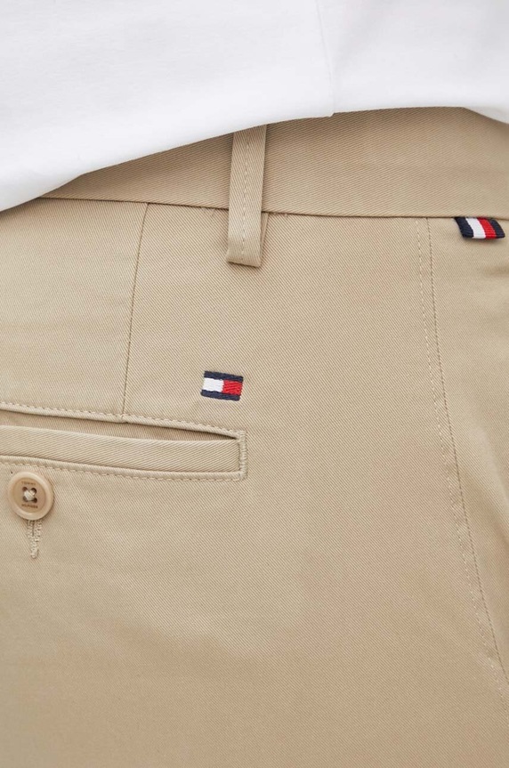 Hlače Tommy Hilfiger bež MW0MW28884