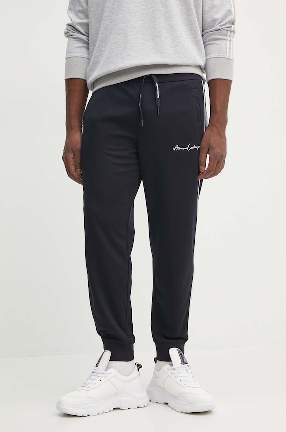 Odjeća Donji dio trenirke Armani Exchange 8NZPSG.Z9N1Z.NOS mornarsko plava