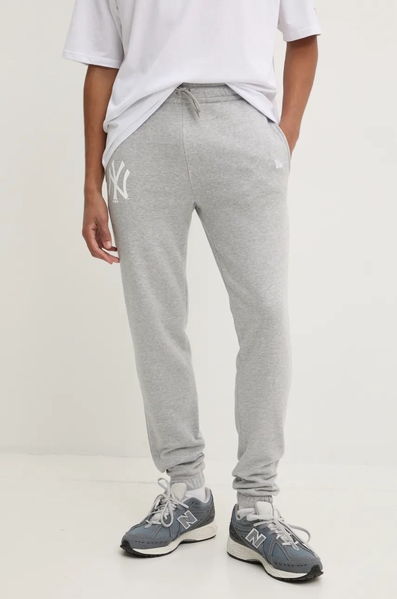New Era pantaloni della tuta NEW YORK YANKEES maglia grigio 60416729