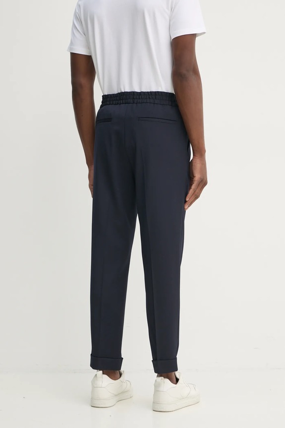 Odjeća Hlače s primjesom vune Filippa K 29110.FK mornarsko plava