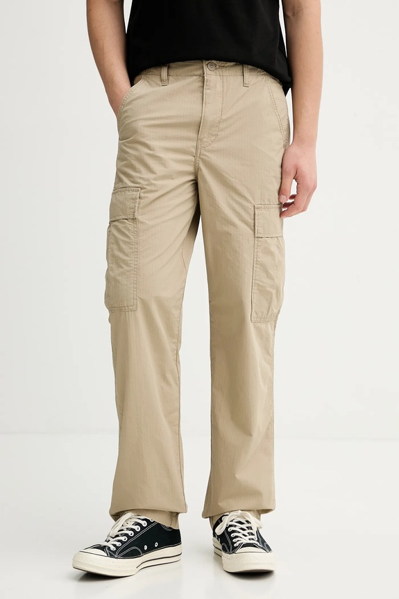 Levi's pamut nadrág XX CARGO STRAIGHT szövet bézs A7364.0035