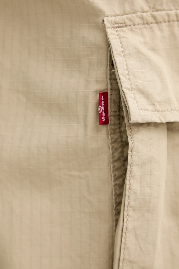 Levi's pamut nadrág XX CARGO STRAIGHT bézs A7364.0035