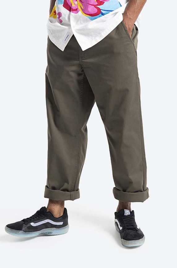 Vans pantaloni Authentic Chino chinos verde VN0A5FJBKCZ
