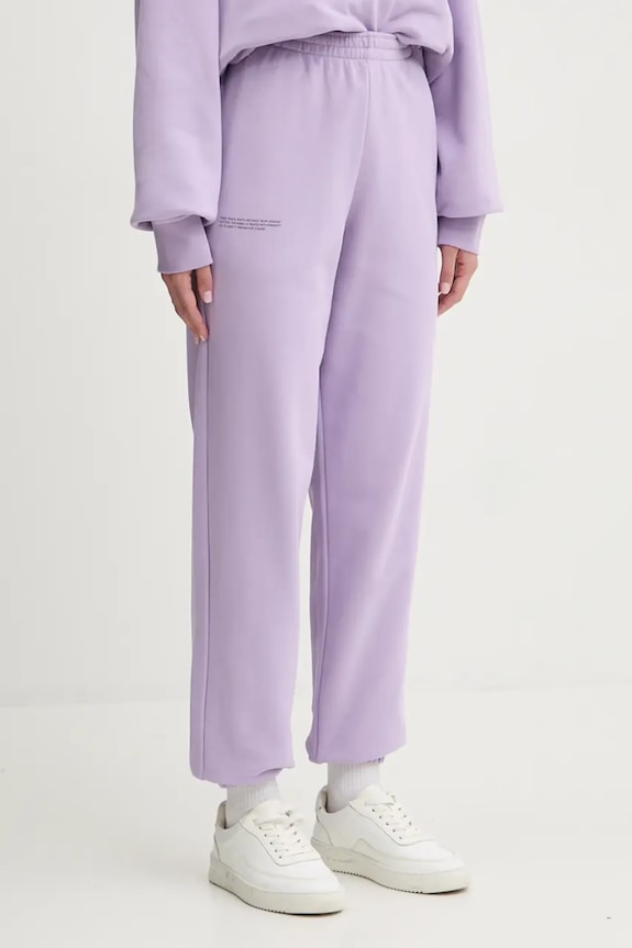 Abbigliamento Pangaia pantaloni tuta di cotone 10000295 violetto