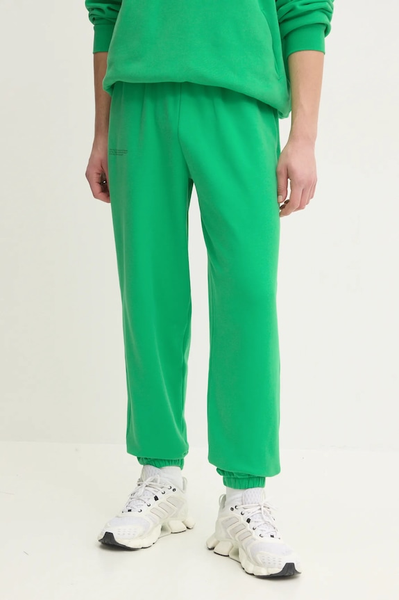 Pangaia pantaloni tuta di cotone 10000295 verde