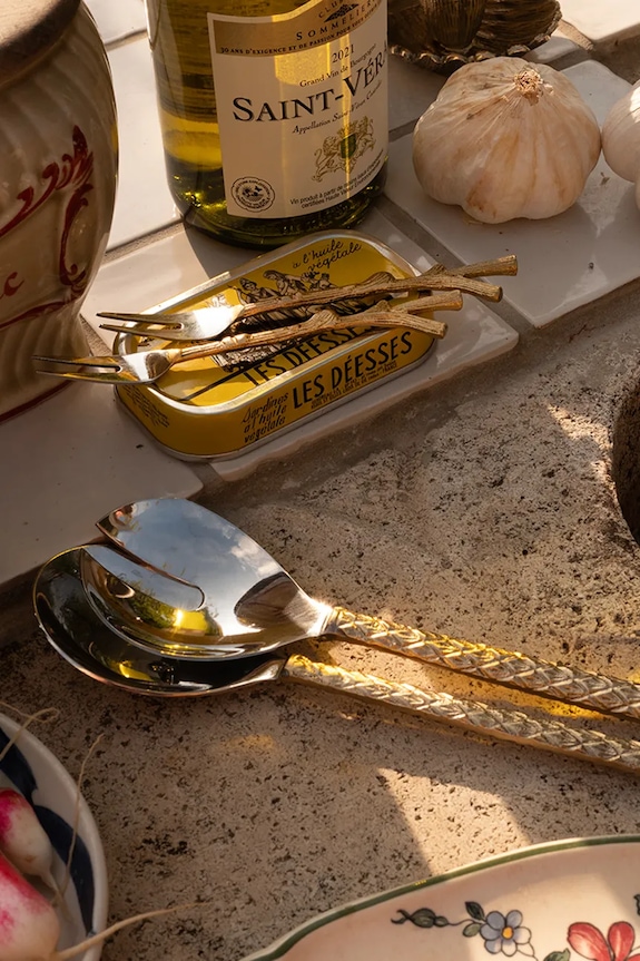 Doing Goods cucchiai da insalata Chameli Salad Server S pacco da 2 1.30.10.032.921.4 giallo