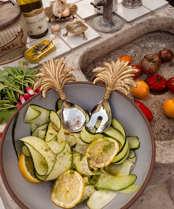 Κουτάλια σαλάτας Doing Goods Marlin Palm Server Set 1.30.10.034.923.4 πολύχρωμο