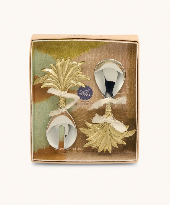 Κουτάλια σαλάτας Doing Goods Marlin Palm Server Set 1.30.10.034.923.4 πολύχρωμο AA00