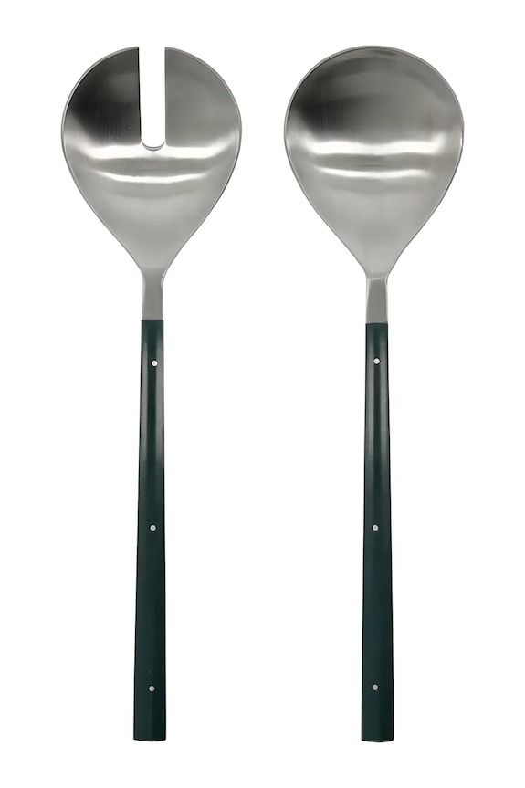 House Doctor łyżki sałatkowe HDLata 28 x 7 cm 2-pack turkusowy 900001324