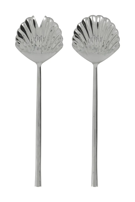 House Doctor linguri de salata HDFan 28 x 7,8 cm 2-pack gri 900001328
