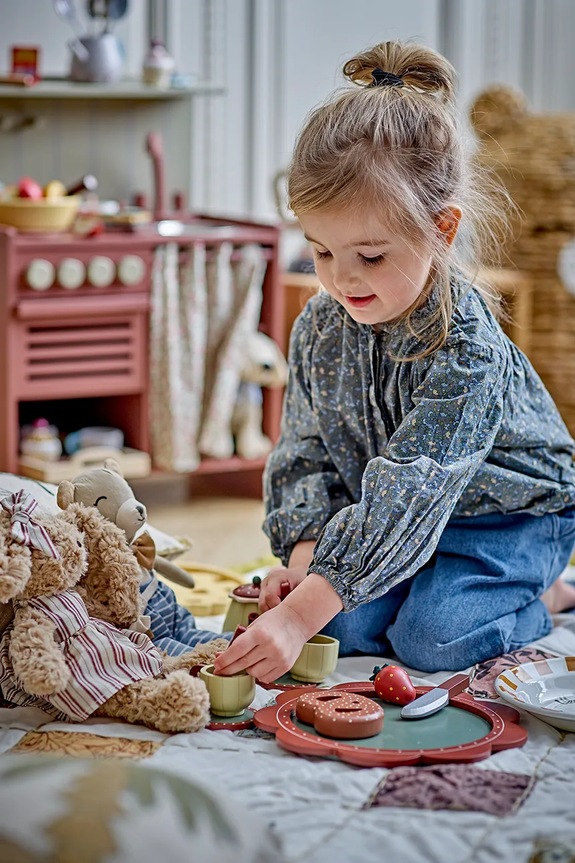 Bloomingville játékkészlet Bette Play Set barna 82058447