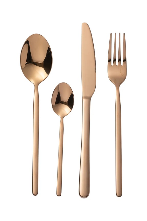 J-Line set di posate per 6 persone arancione 49003