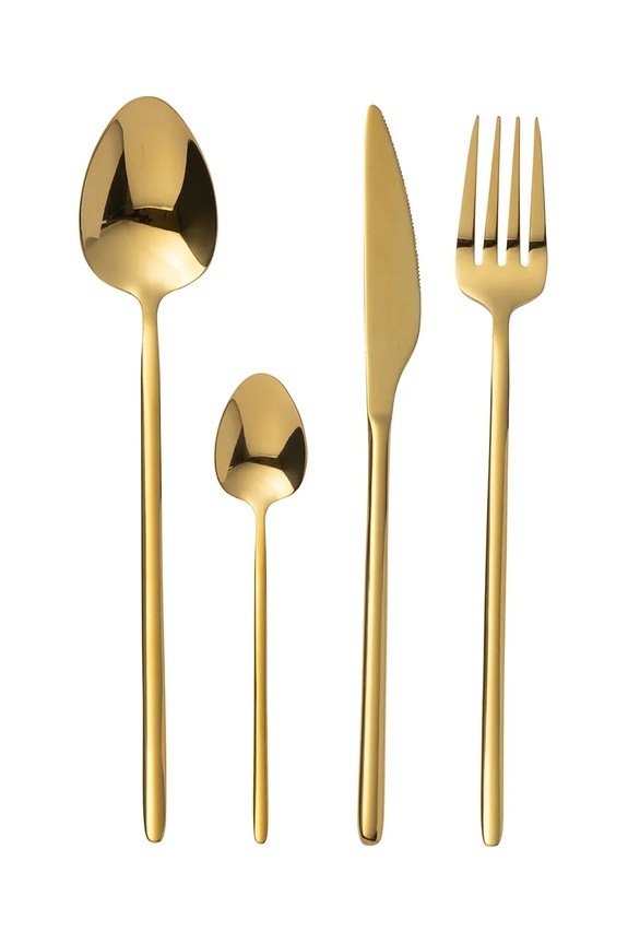 J-Line set di posate per 6 persone giallo 49005