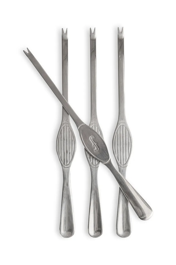 Σετ μαχαιριών για οστρακοειδή Sagaform Sivan 4-pack γκρί 5018406