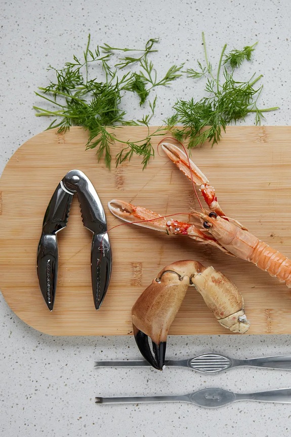 Σετ μαχαιριών για οστρακοειδή Sagaform Sivan 4-pack γκρί 5018406