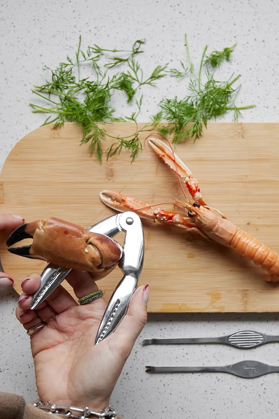 Κουζίνα και μπαρ Τσιμπίδες οστρακοειδών Sagaform SIvan 5018408 γκρί