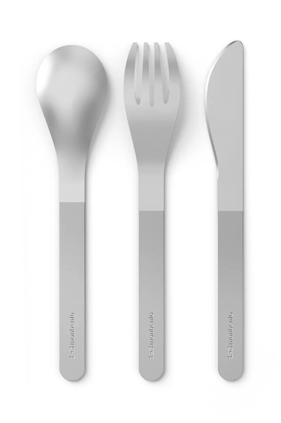 Monbento zestaw sztućców podróżnych Slim Nest 3-pack 51300078 zielony AA00