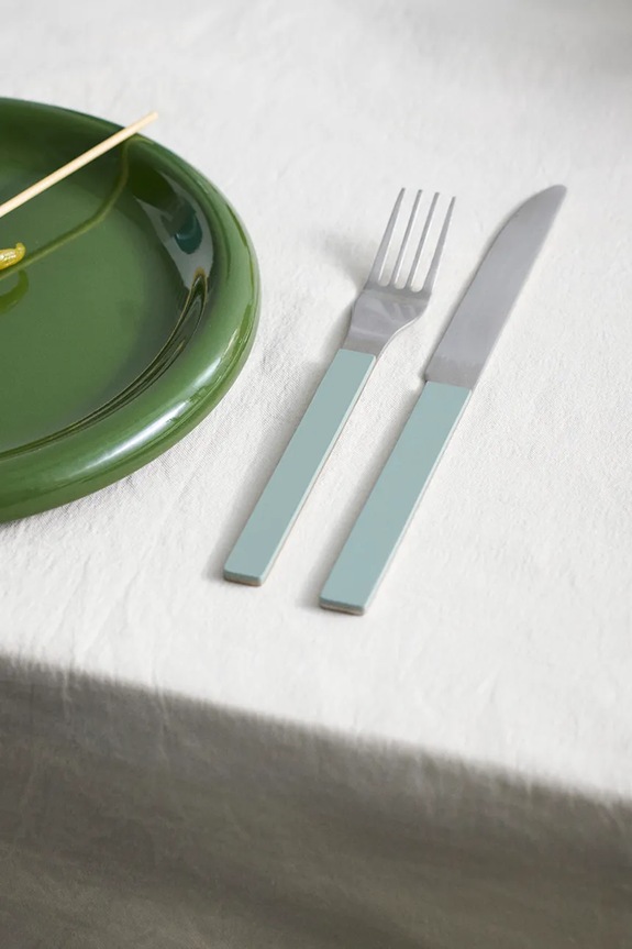 Accesorii HAY set de tacamuri MVS 4 x 23,5 cm 4 elementy AD872.A908.AB80 verde