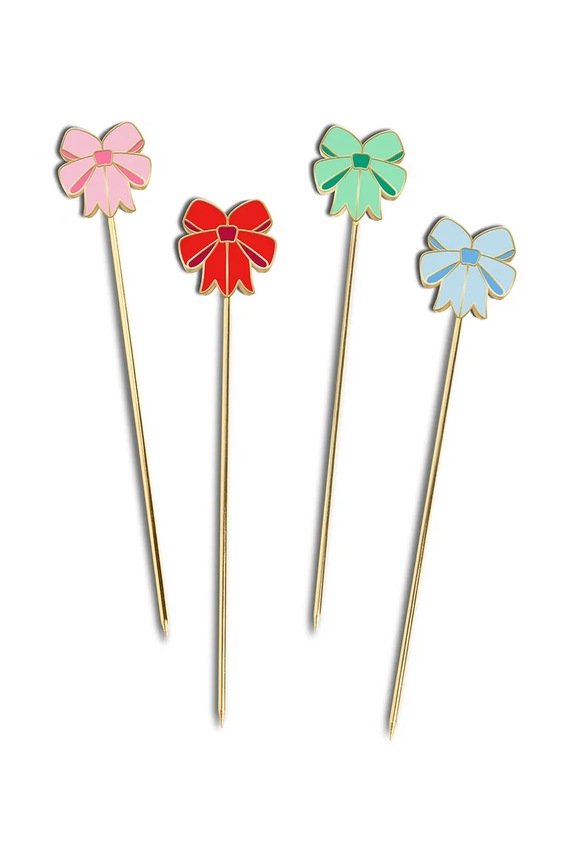 Octaevo koktélkeverők Coquette 11,5 x 2 cm 4 db többszínű OCCPCQ.25