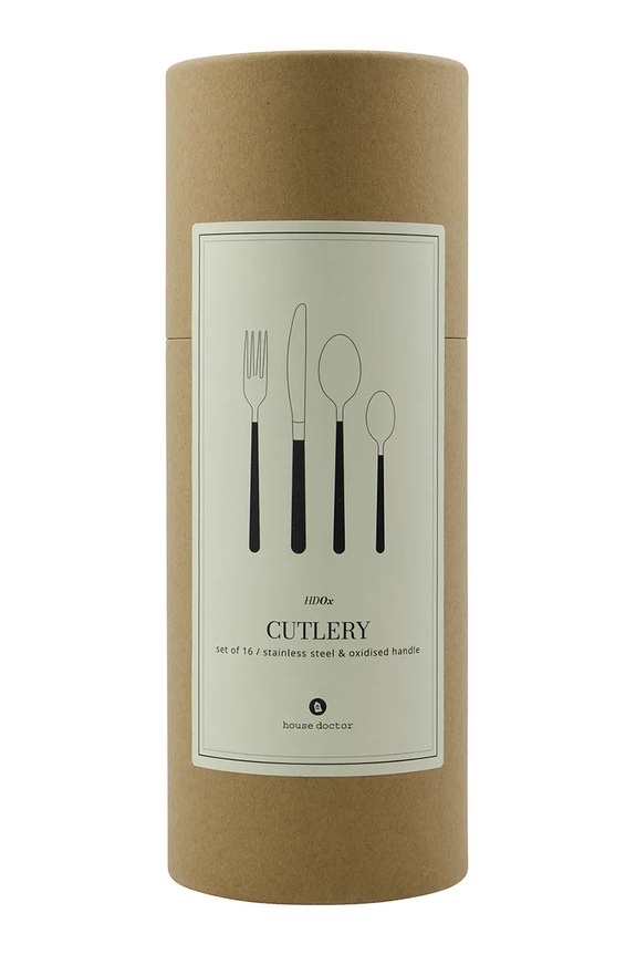 House Doctor σετ μαχαιροπήρουνα από ανοξείδωτο χάλυβα 900000756 μαύρο AA00