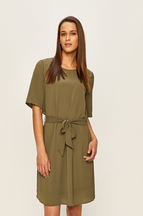 Jacqueline de Yong - Sukienka z elastanem zielony 15190690