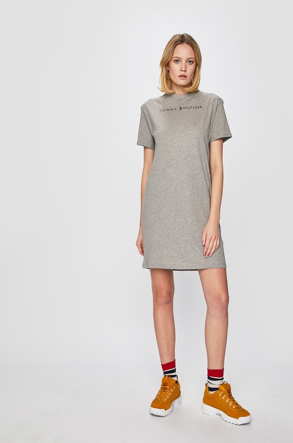 Tommy Hilfiger - Sukienka UW0UW01639 UW0UW01639 szary AA00