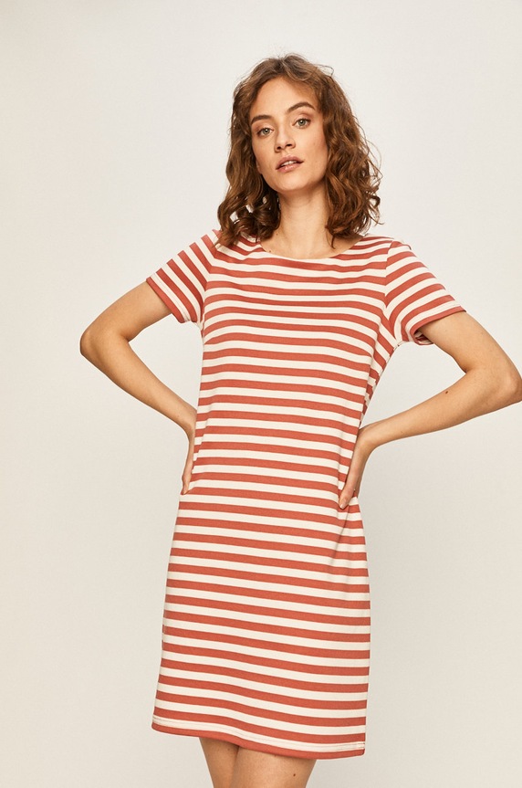 Vila - Sukienka z elastanem różowy 14032604..
