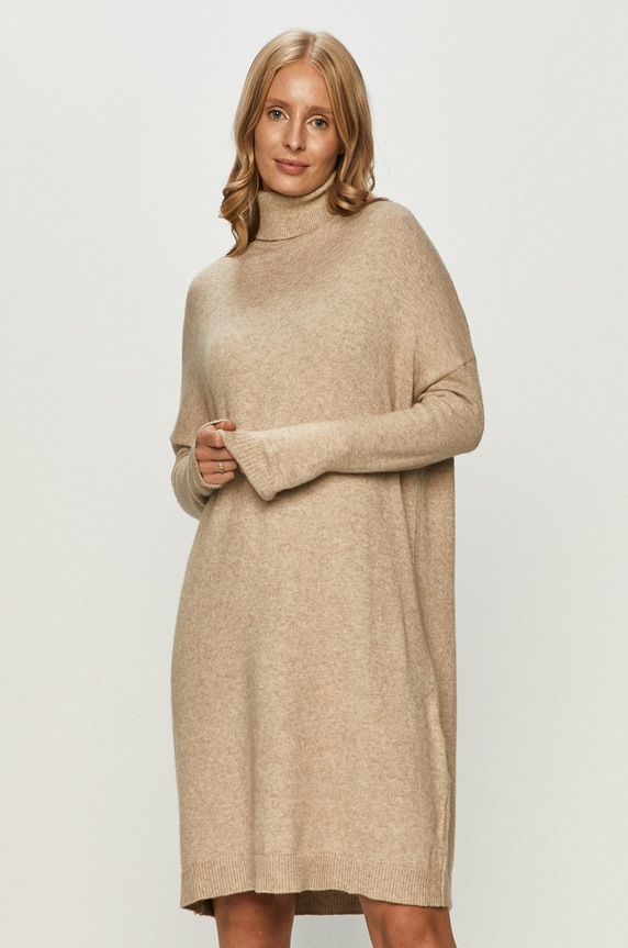 Vila - Rochie mini bej 14060173