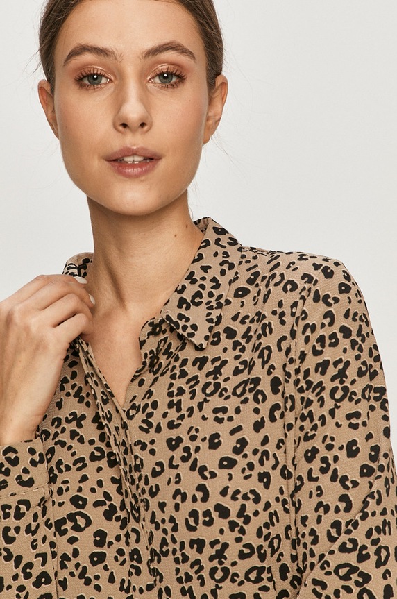 Jacqueline de Yong - Sukienka beżowy 15221987