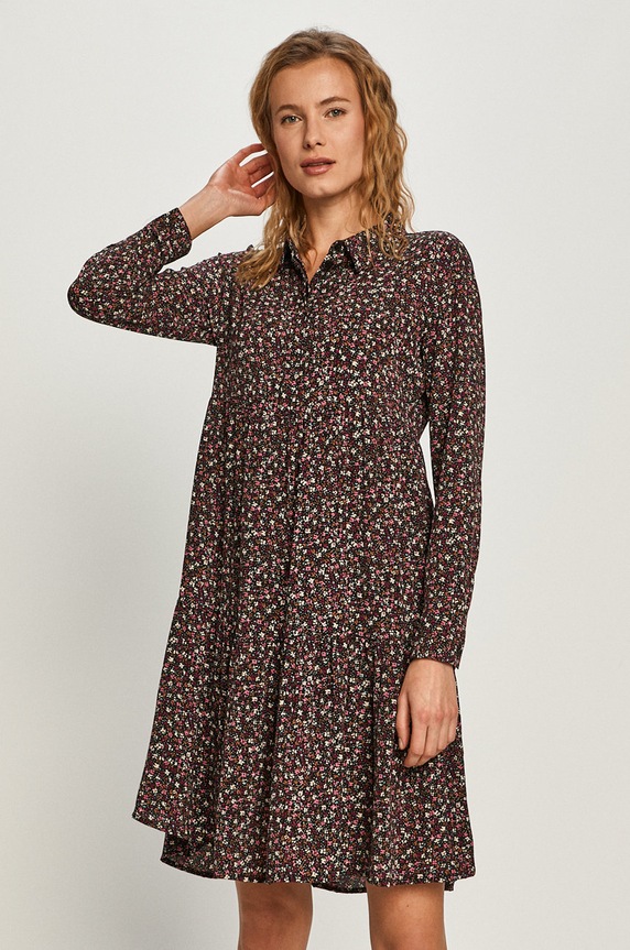 Jacqueline de Yong - Sukienka wzorzyste czarny 15221987