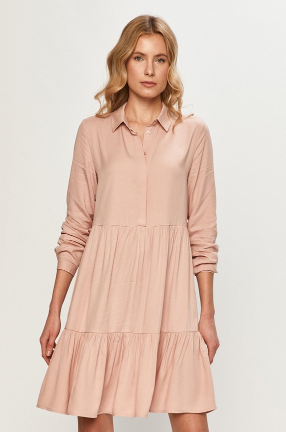 Vila - Sukienka casual różowy 14063257
