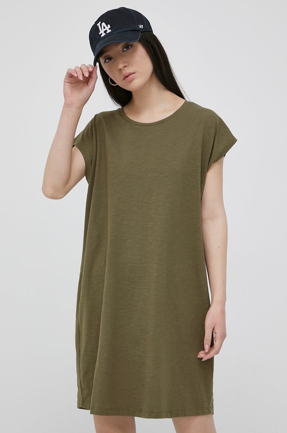 Obleka Noisy May Oversize zelena 27019765.BurntOlive