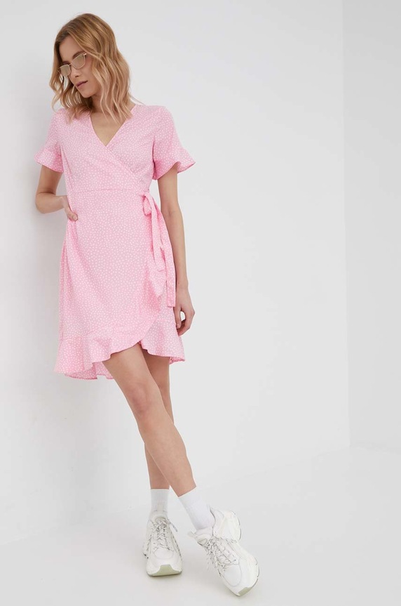 Vero Moda sukienka casual różowy 10252951.PrismPink