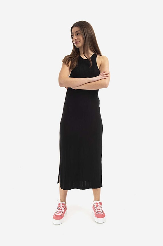 Haljina Tom Wood Wood Rib Dress 22173.999 crna AA00